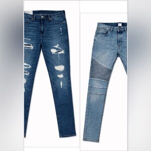 Pack of 2 Men's H&M Denim Pants Slim Fit Size 31x32 And 30x30